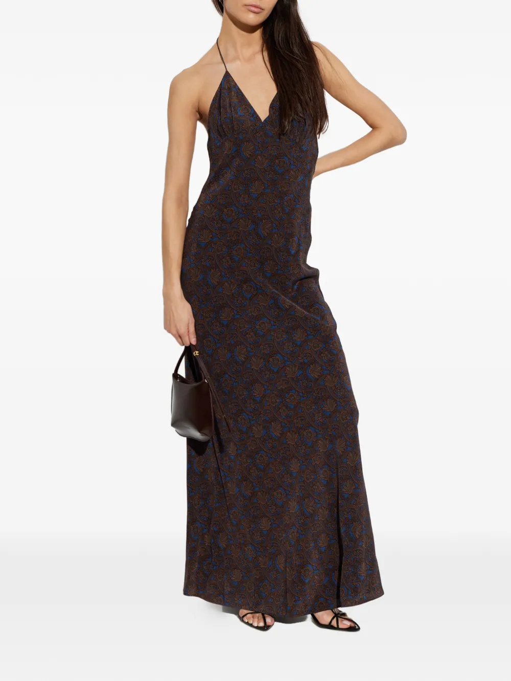 Matteau Jurk met paisley-print Bruin