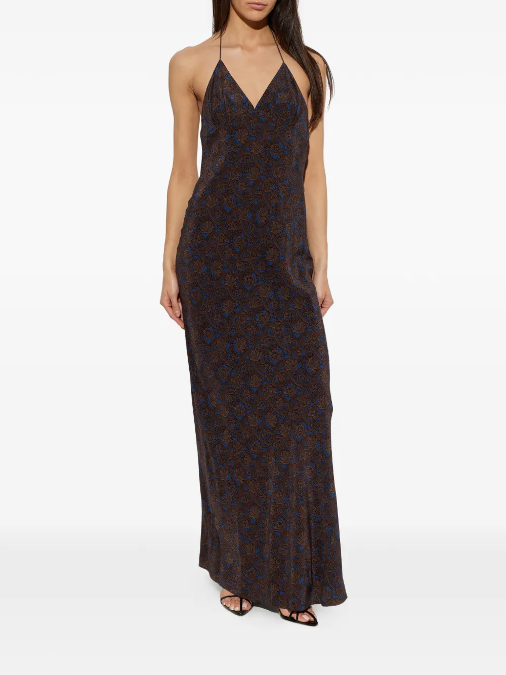 Matteau Jurk met paisley-print Bruin