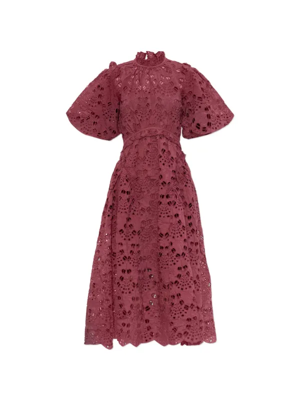 allsaints pink dress AllSaints Women's Katarina Bodycon Maxi Dress, Pink, Size 10