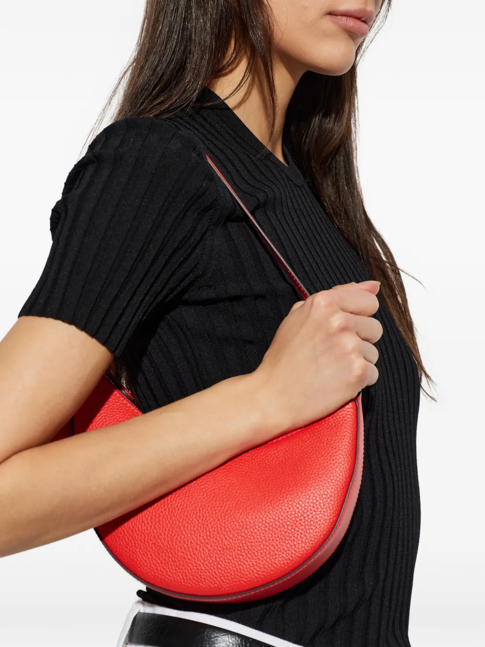 Kate Spade Duo Mini schoudertas van bewerkt leer Rood