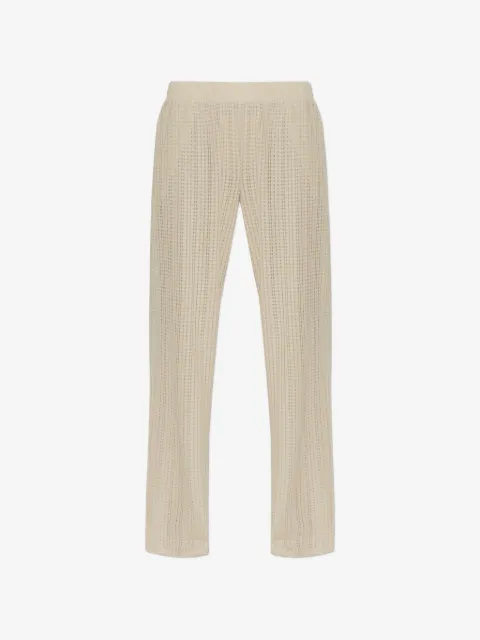 Hanro waffle-knit trousers