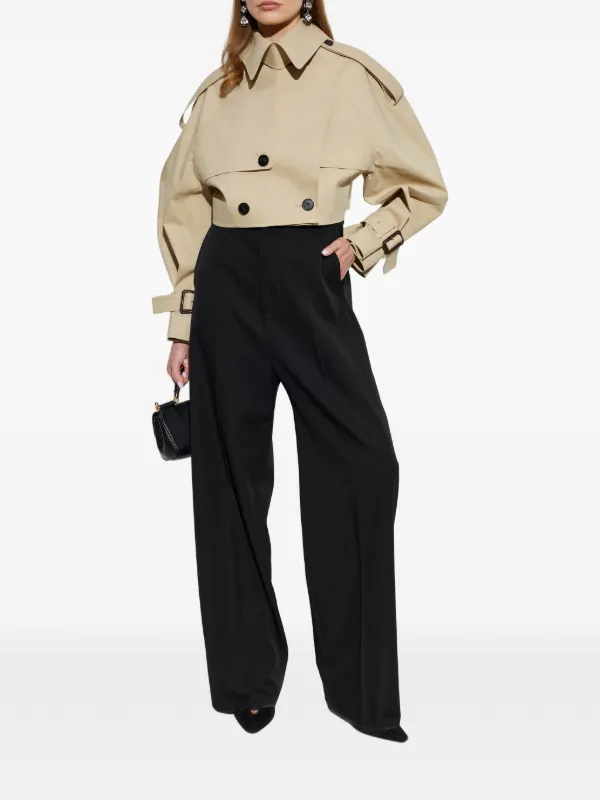 Givenchy Cropped double-breasted Jacket | Neutrals | FARFETCH