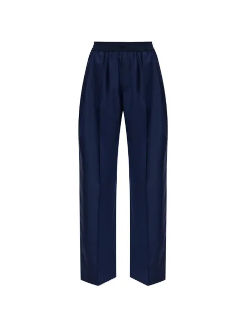Kenzo pantalones plisados con logo bordado