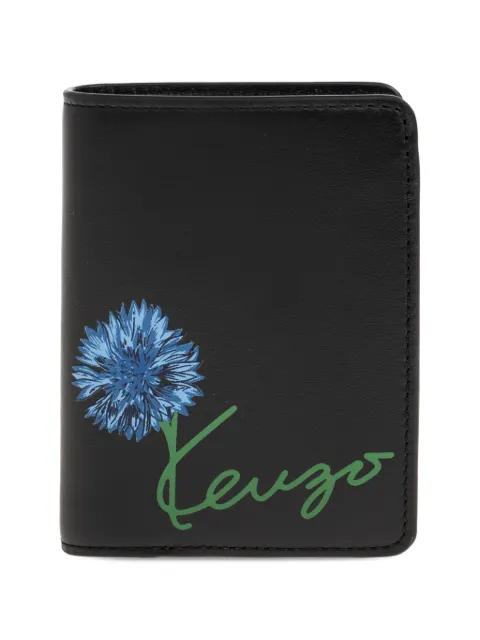 Kenzo Tulip leather wallet
