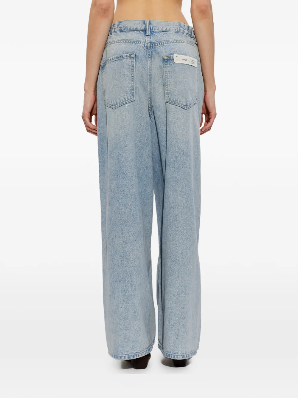 AllSaints Haze high waist jeans Blauw