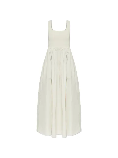 Matteau vestido sin mangas con falda fruncida