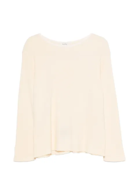Second/Layer waffle-knit T-shirt