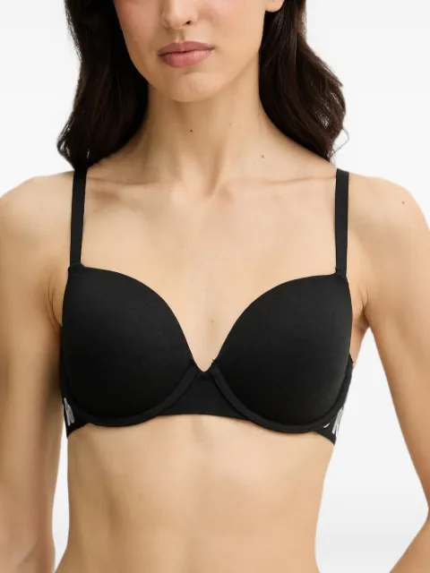 DKNY logo-tape padded bras