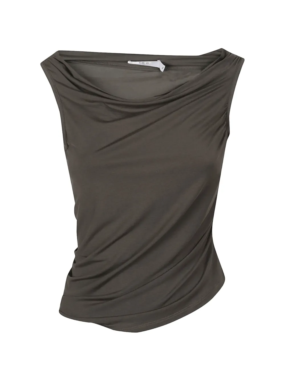IRO draped sleeveless top - Grigio