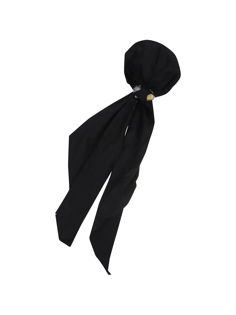 Hamoulet Iris bead-embellished headscarf - Schwarz