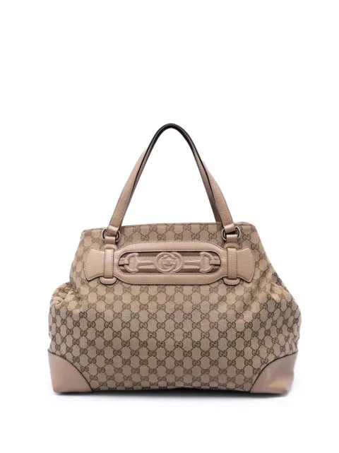 Gucci Pre-Owned 2016-2025 GG Canvas Web Dressage tote bag