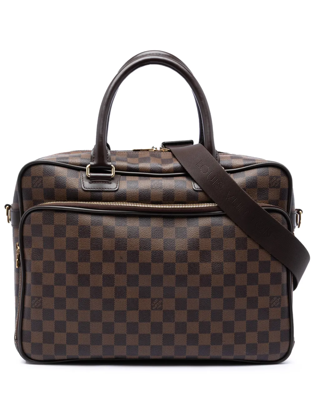 Louis Vuitton Pre-Owned 2010-2014 Damier Ebene Icare business bag - Braun