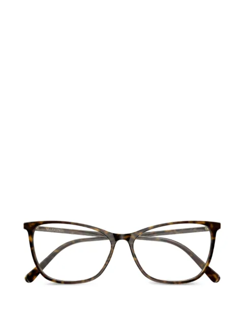 VALENTINO GARAVANI EYEWEAR tortoiseshell-effect cat-eye glasses