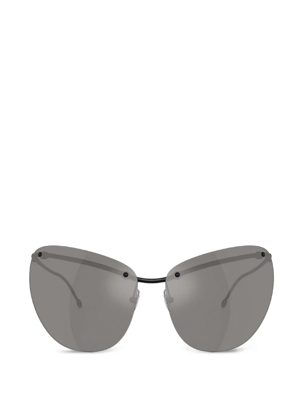 Diesel Occhiali da sole geometrici - Grigio