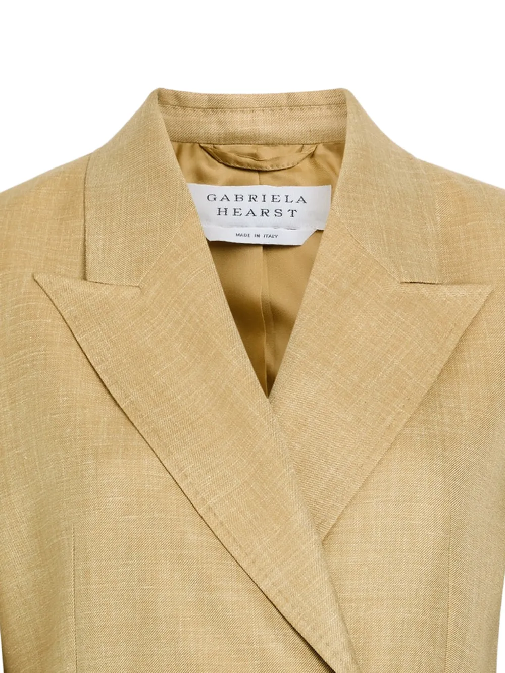 Gabriela Hearst Blazer met dubbele rij knopen Beige