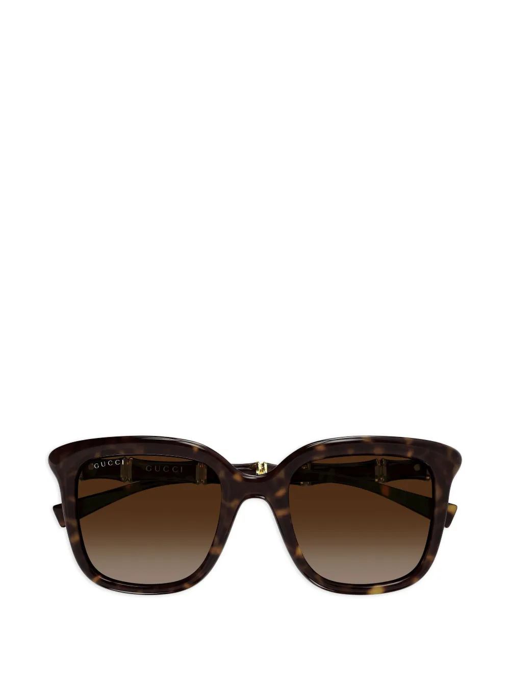 Gucci Eyewear square-frame sunglasses - Marrone