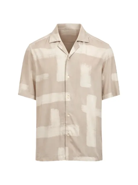 BOSS abstract-print short-sleeve shirt
