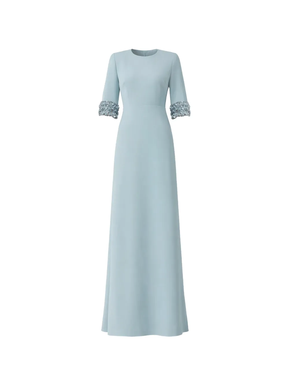 Mac Duggal sequin-embellished A-line gown - Blu