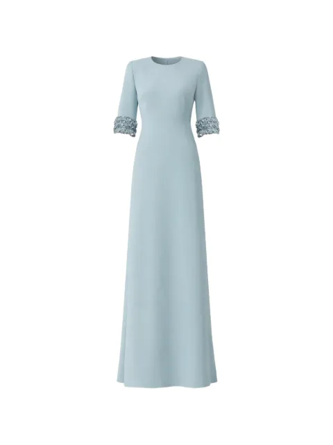 Mac Duggal sequin-embellished A-line gown