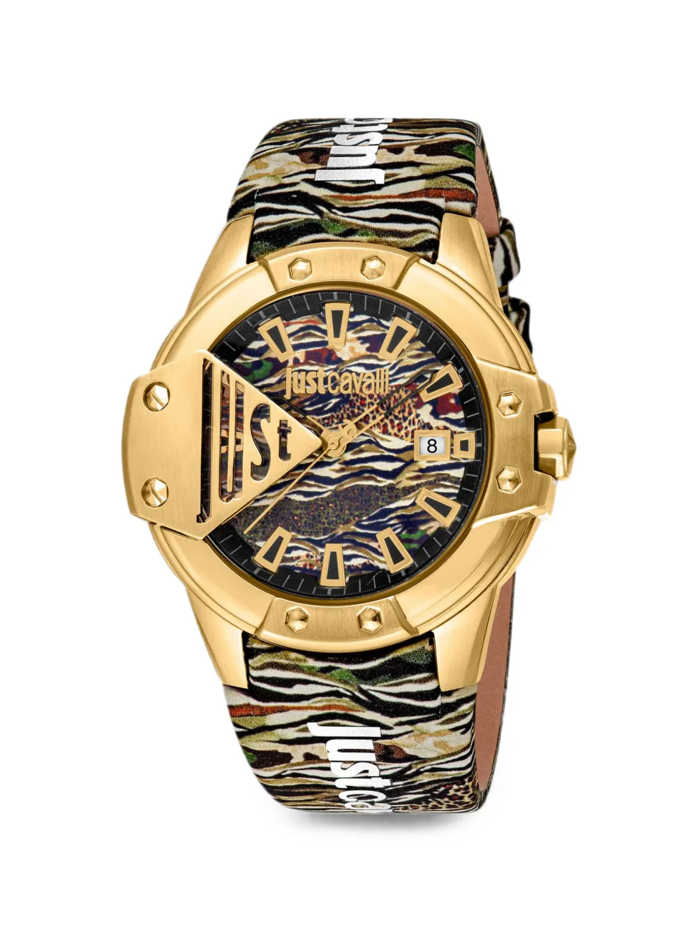 Just Cavalli Orologio con logo 44mm - Nero