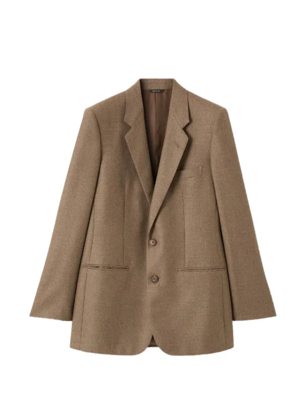 Loro Piana Guia Single-breasted Blazer in Neutrals