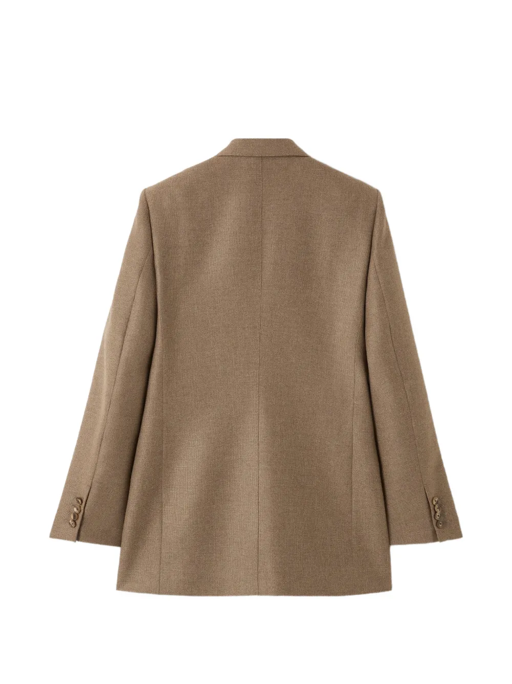 Loro Piana Blazer met enkele rij knopen Beige