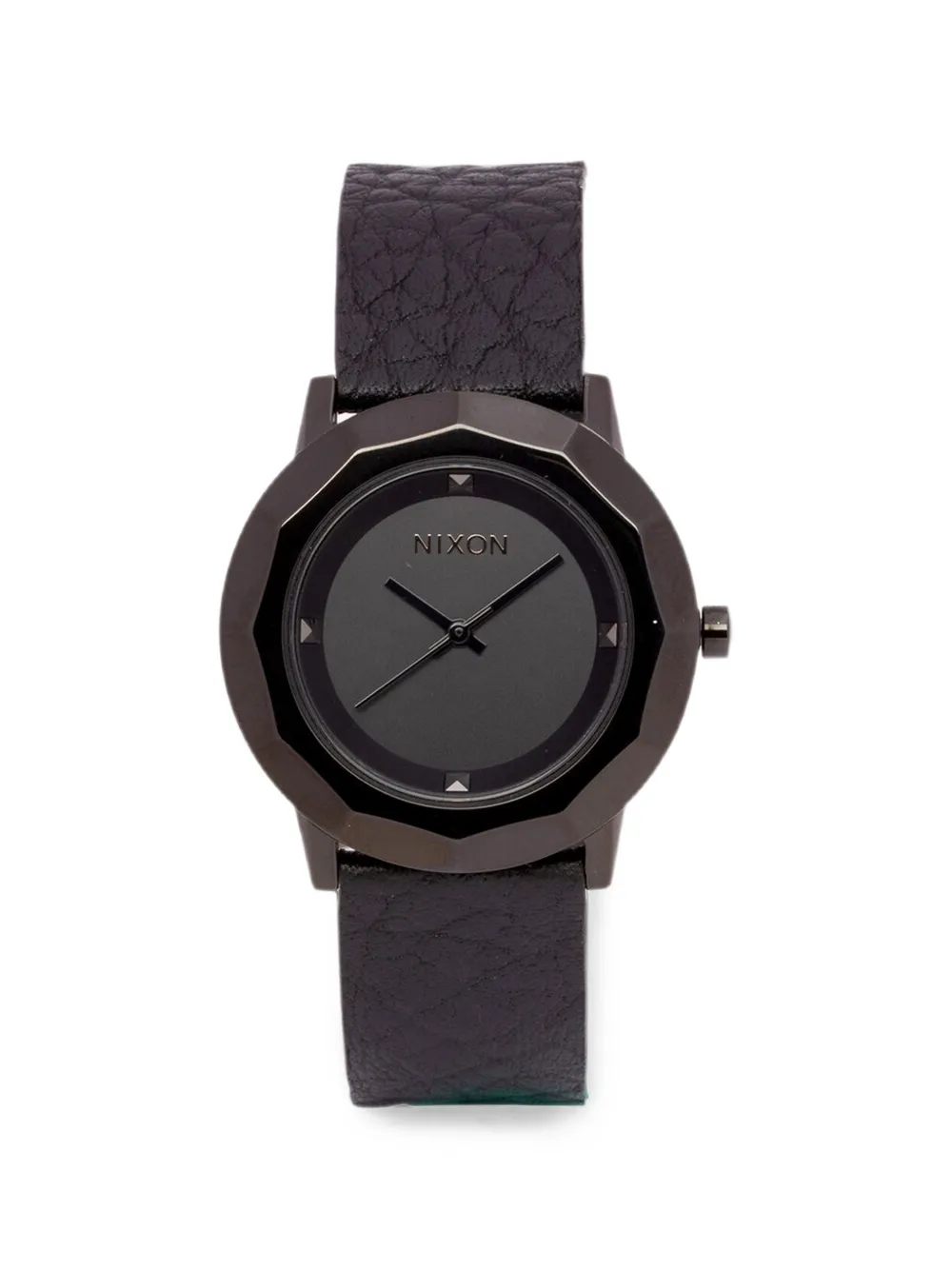 Nixon The Bobbi faceted-bezel 35mm watch - Nero