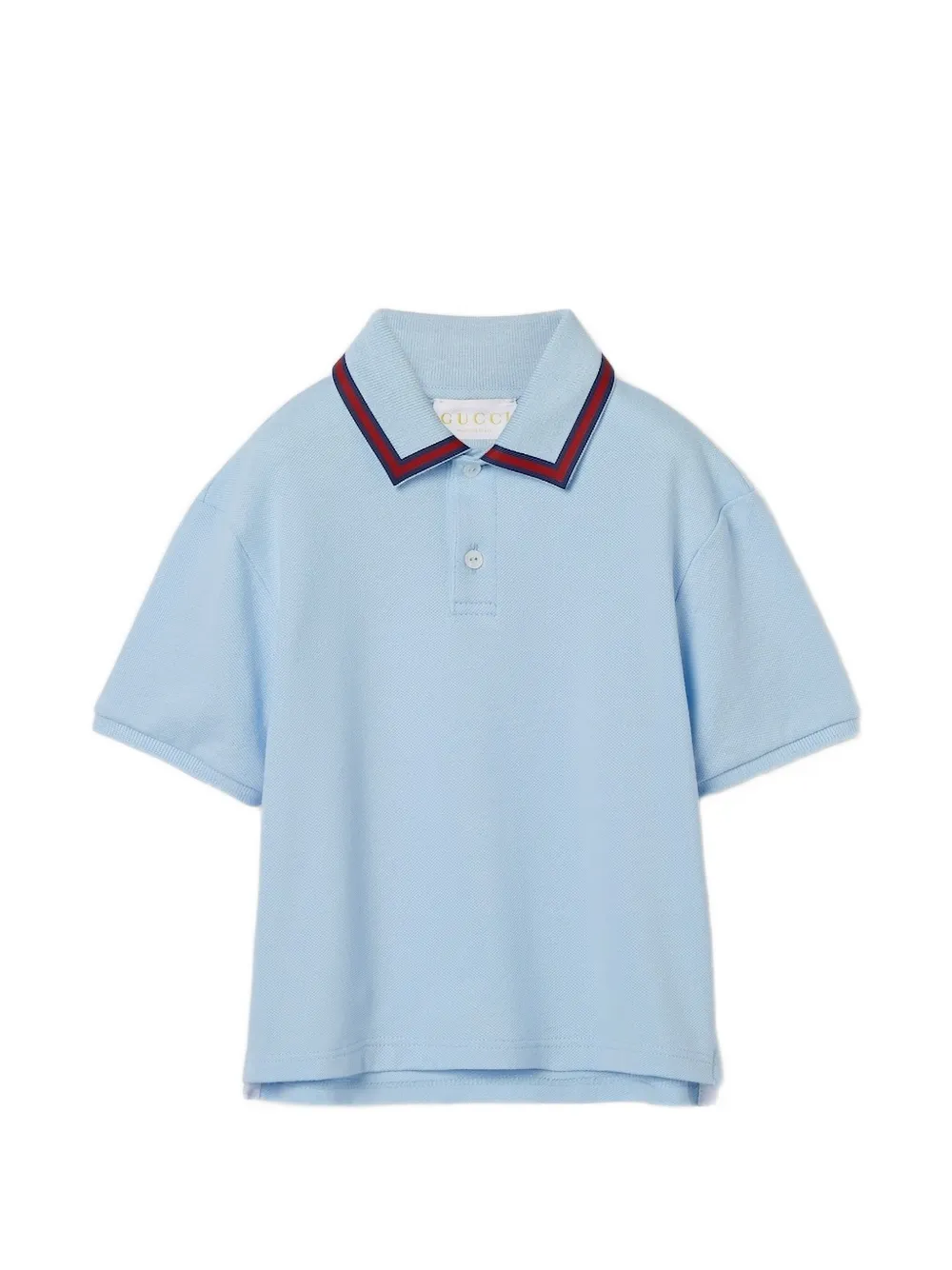 Gucci Kids blue polo shirt - Blau