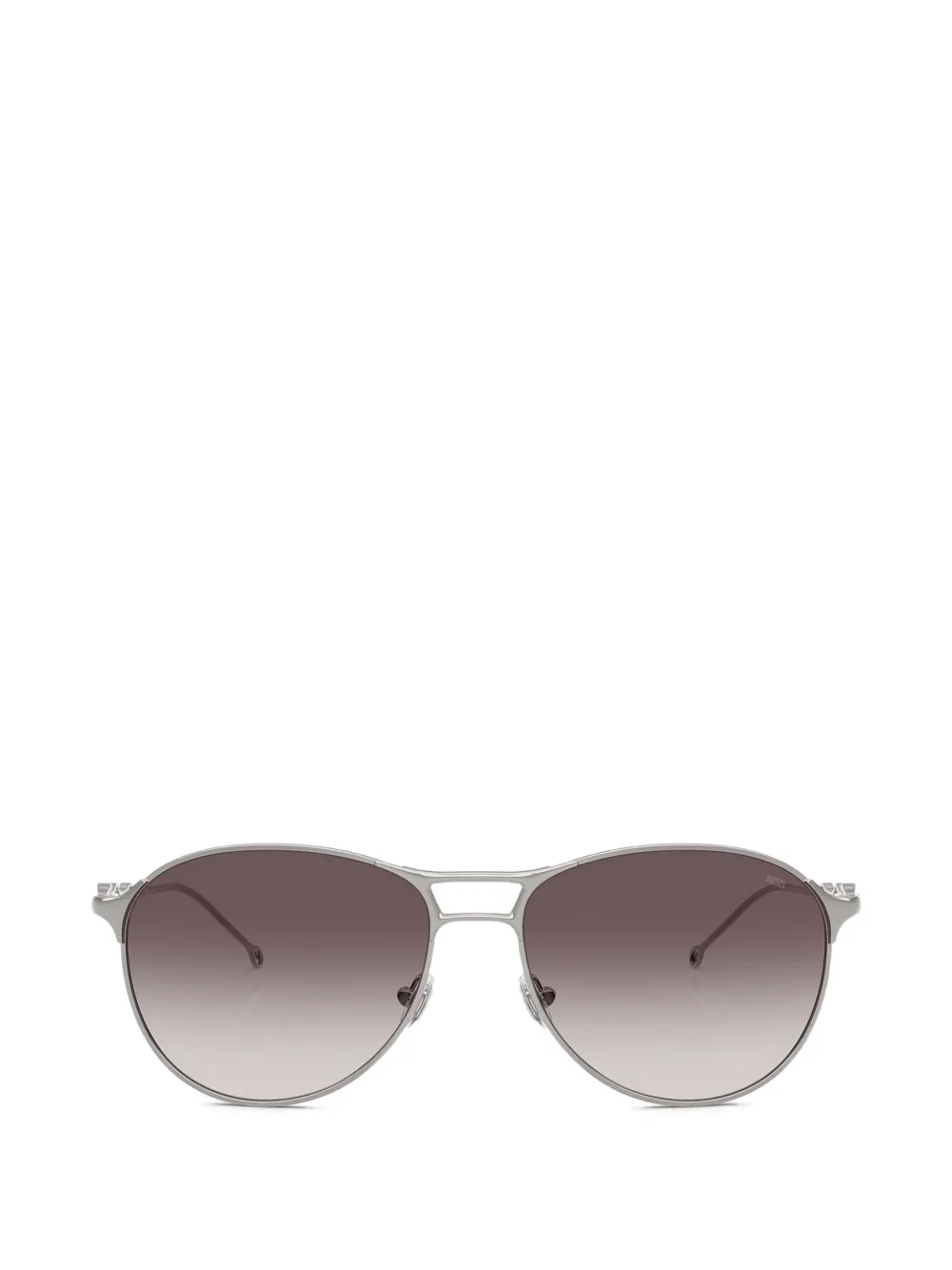Diesel cut-out-arm pilot sunglasses - Argento