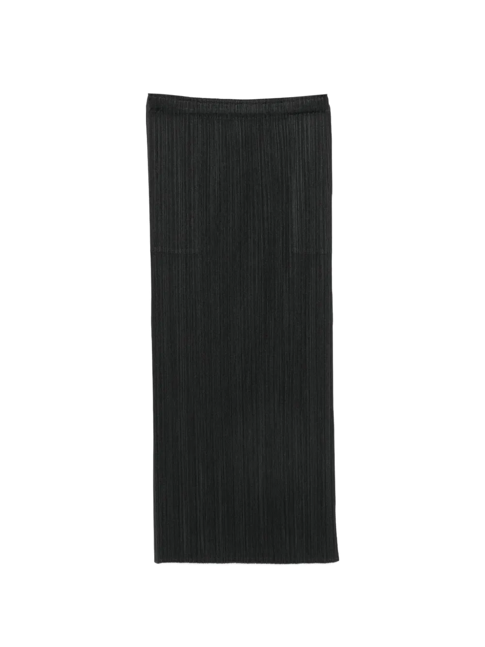Issey Miyake Plissé-effect Midi Skirt In Black