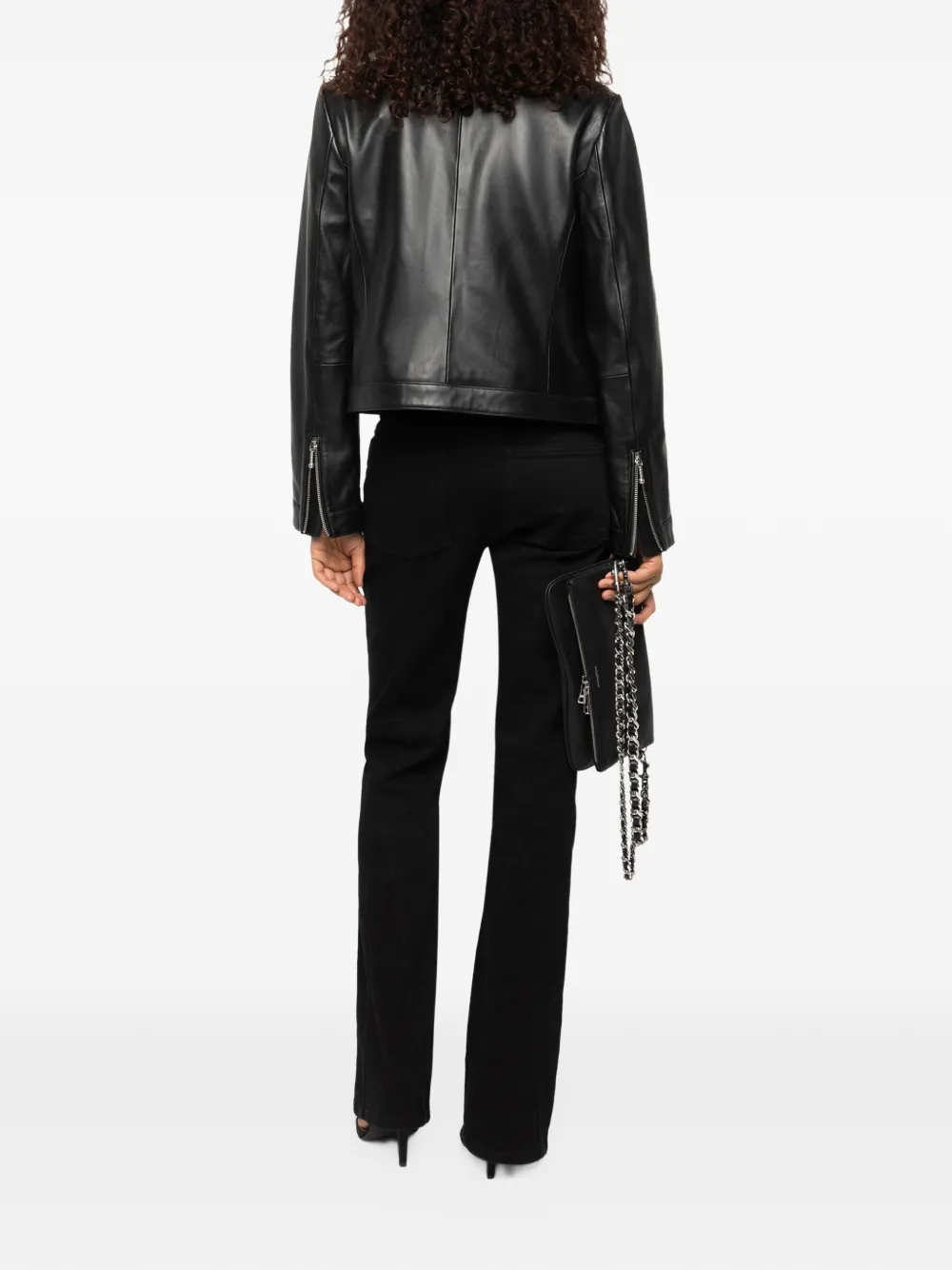 Zadig&Voltaire Loki leather jacket Zwart