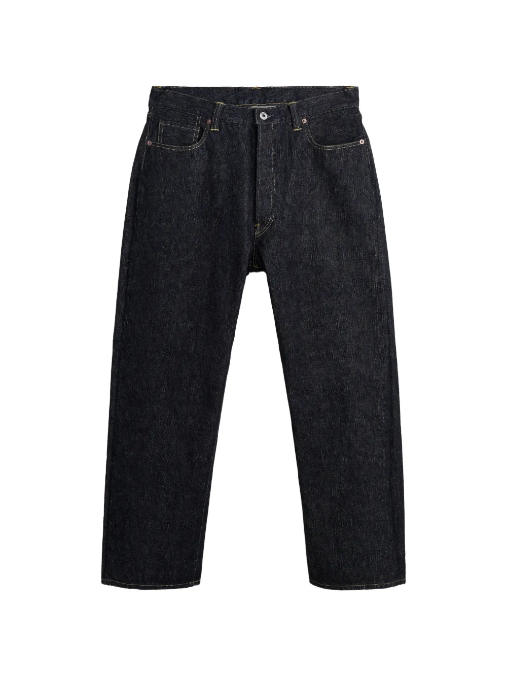 A.PRESSE washed straight-leg jeans - Blu