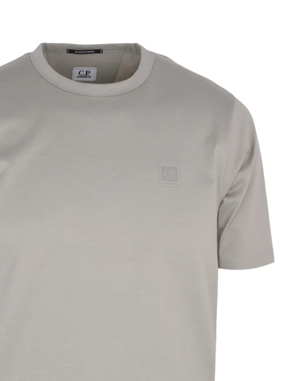 C.P. Company T-shirt met logopatch Grijs