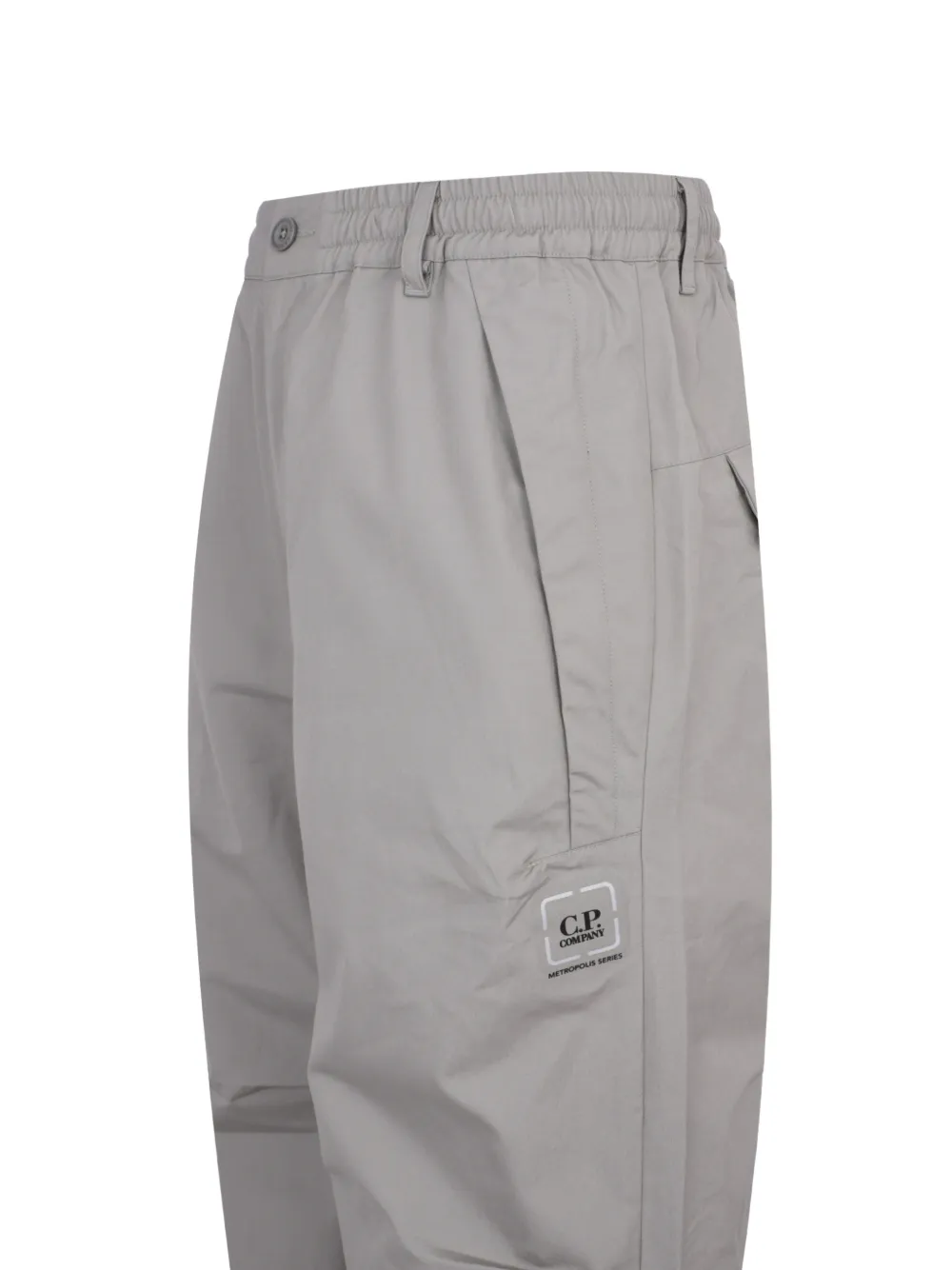 C.P. Company Metropolis Series broek met logopatch Grijs