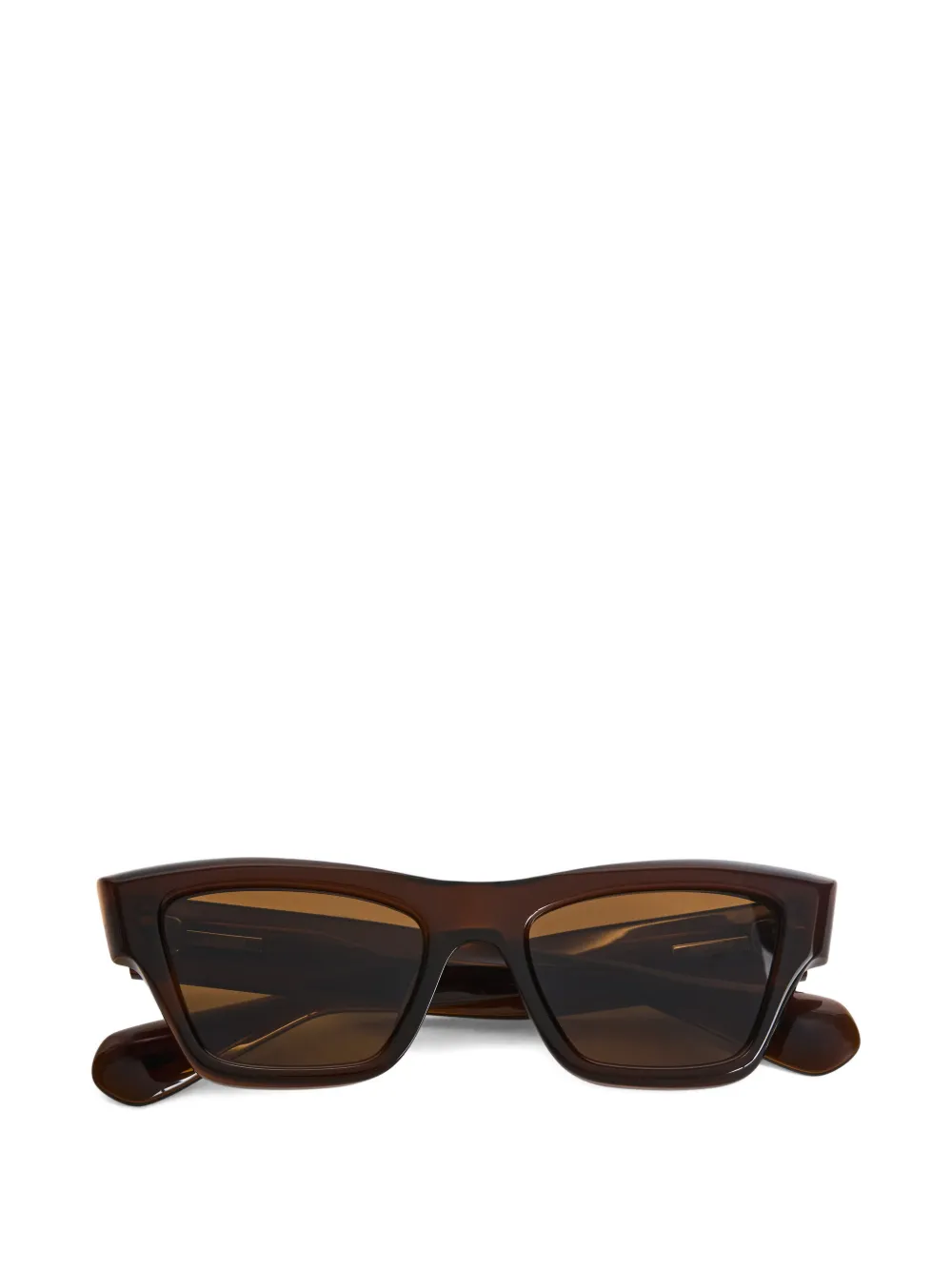 Jil Sander cat-eye frame sunglasses - Marrone