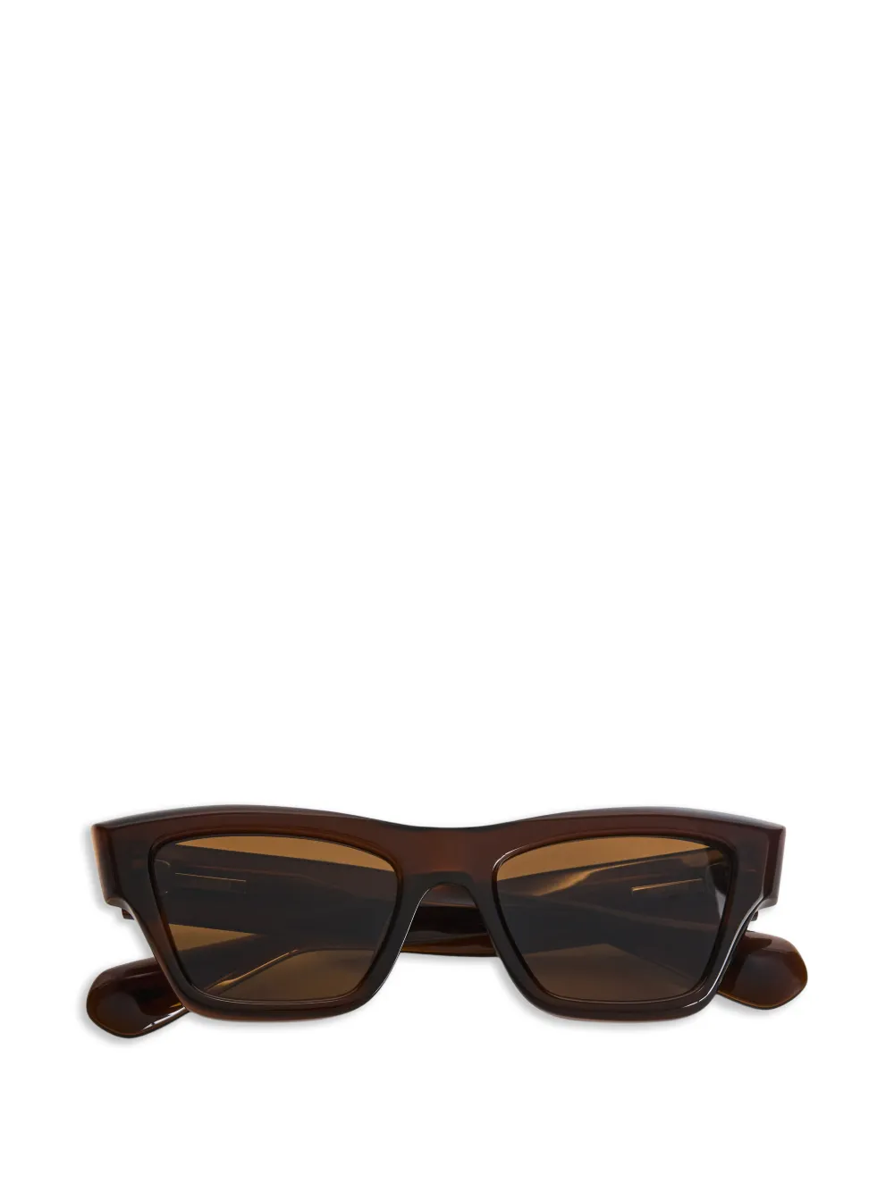 Jil Sander cat-eye frame sunglasses - Marrone