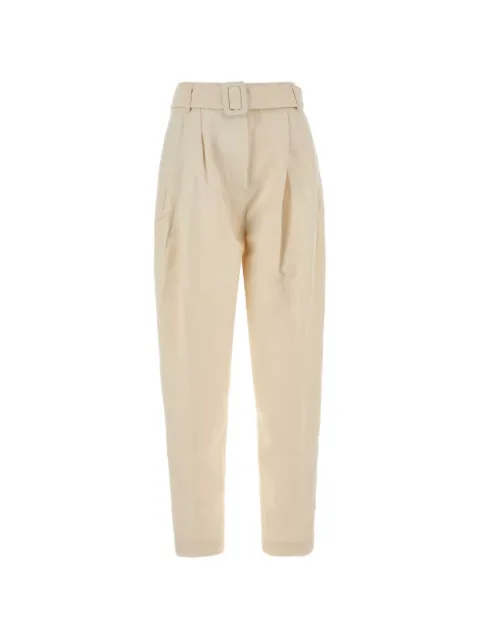 Co belted pleated trousers