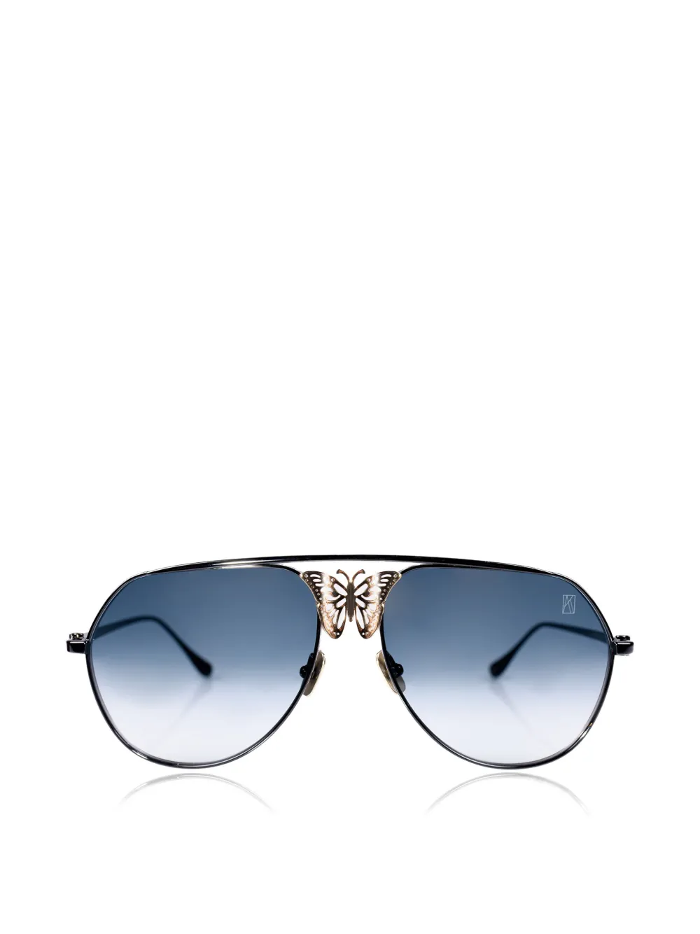 ANNA-KARIN KARLSSON Miss Rosell 2.0 butterfly-detail sunglasses - Nero