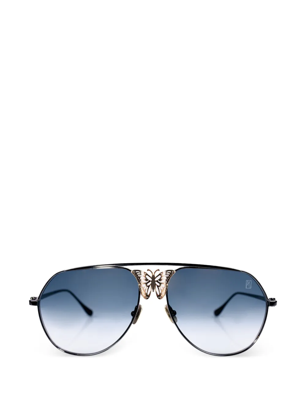 ANNA-KARIN KARLSSON Miss Rosell 2.0 butterfly-detail sunglasses - Nero