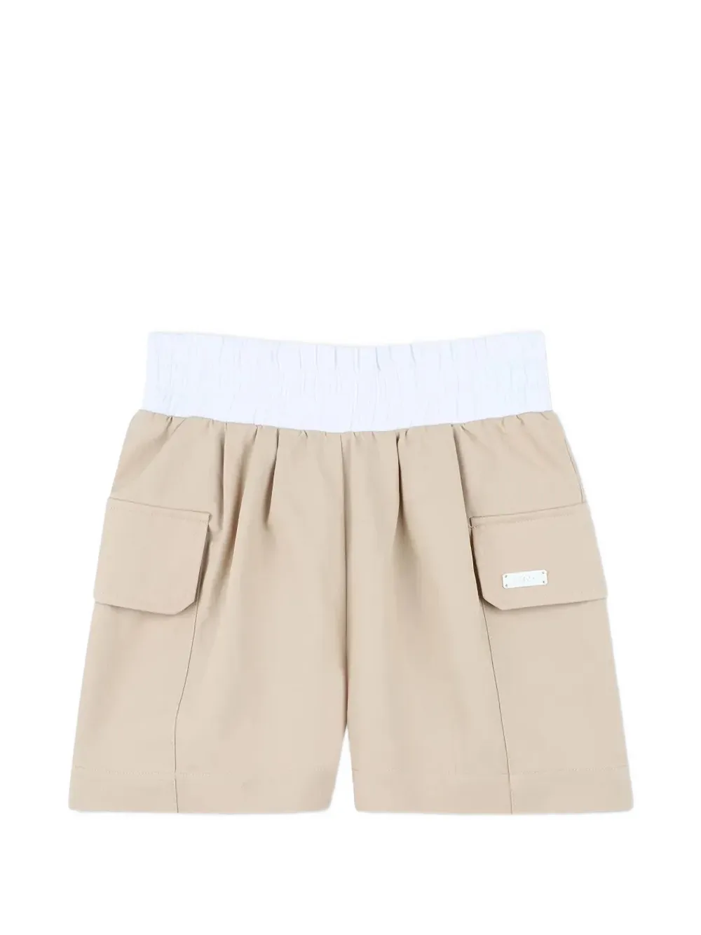 Dkny Kids elasticated-waist cargo shorts - Toni neutri