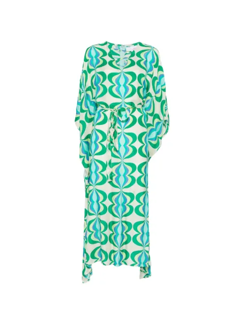 Sundress Lavande printed lace-up kaftan