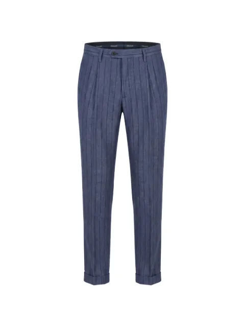 Drumohr pinstripe pleated trousers