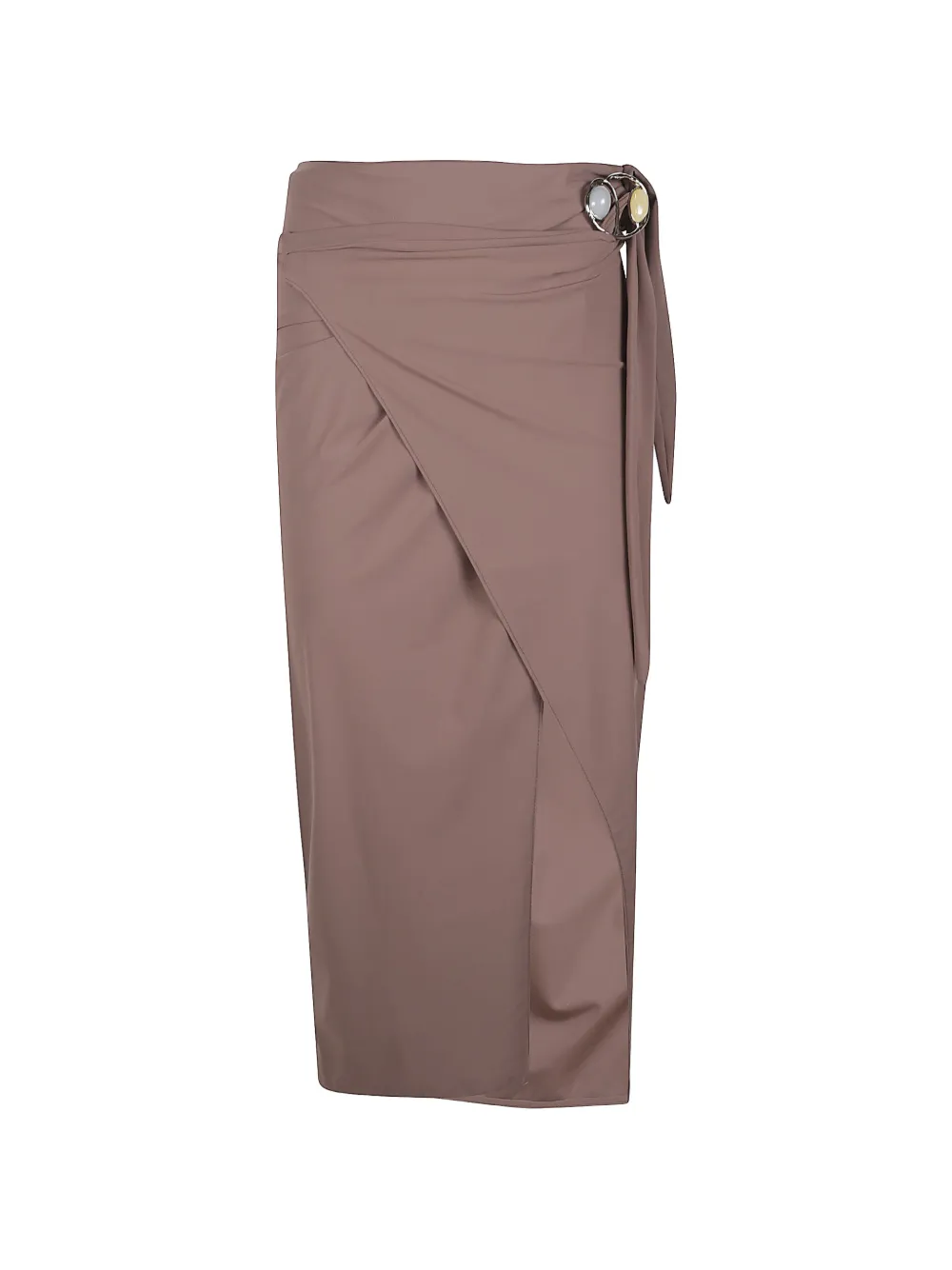 Hamoulet Vega Y draped skirt - Braun