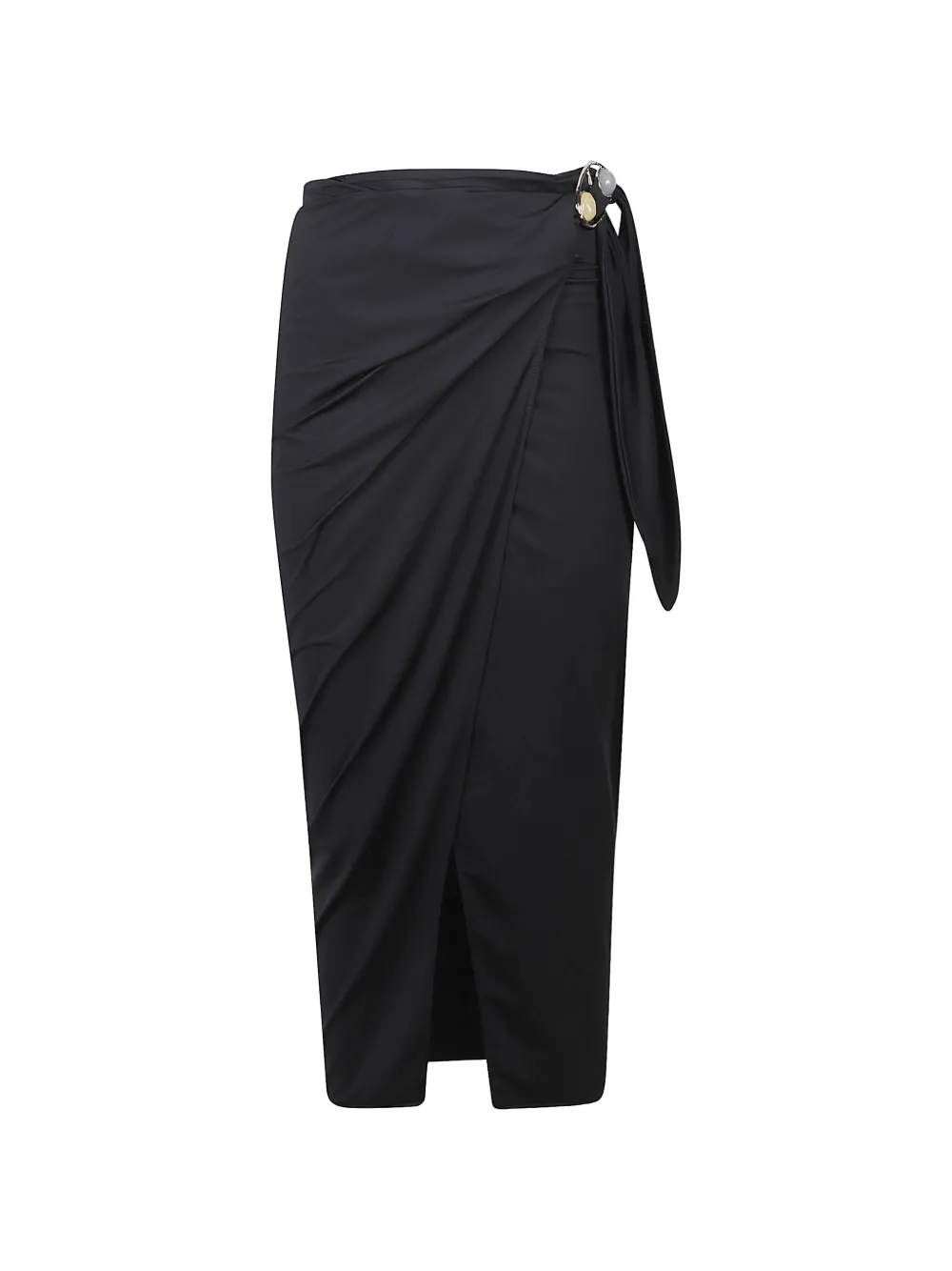 Hamoulet Vega Y draped skirt - Nero