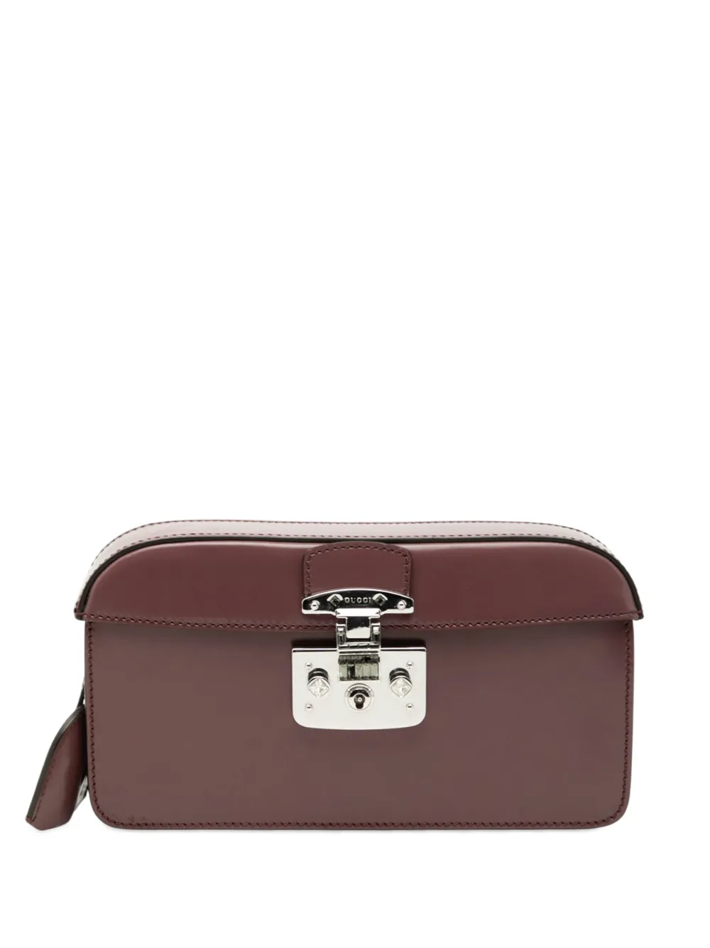 Gucci Pre-Owned 2000-2015 Smooth Calfskin Lady Lock clutch bag - Rosso