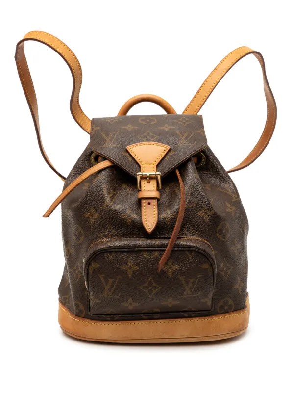 Louis Vuitton Pre-owned 2000 Monogram Mini Montsouris Backpack in Brown