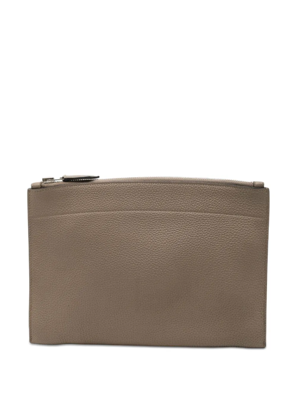 Hermès Pre-Owned 2017 Togo Bazar Pouch PM clutch bag - Marrone