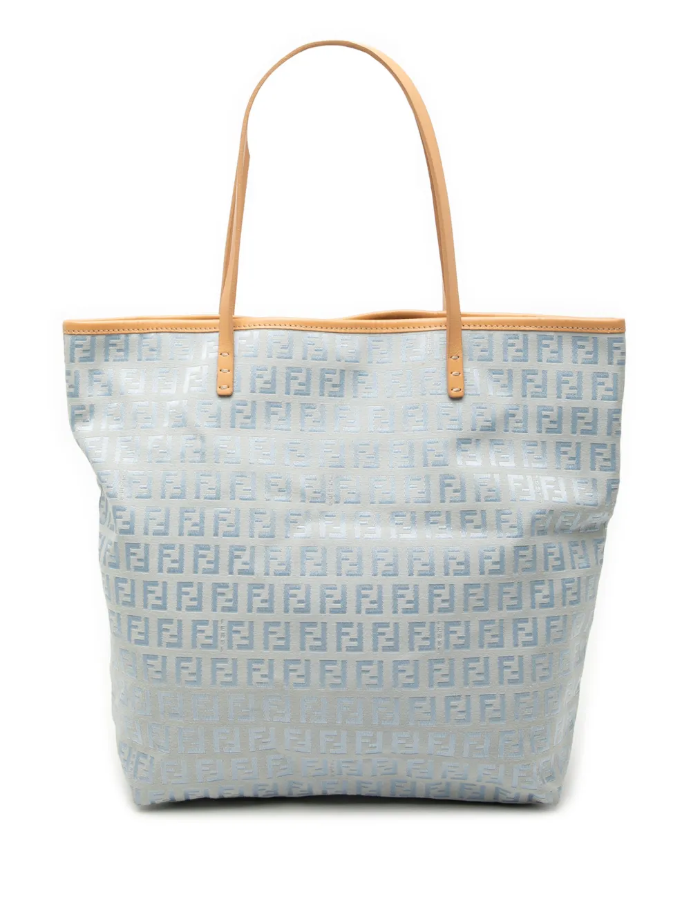 Fendi Pre-Owned 2000-2010 Small Zucchino Canvas Roll tote bag - Blu
