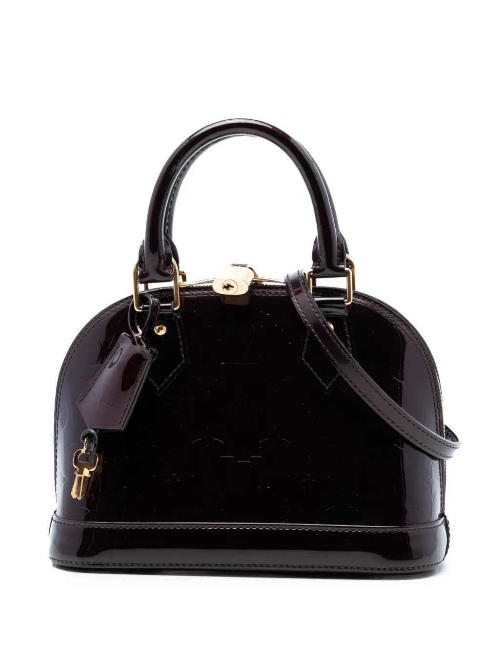 Louis Vuitton Pre-Owned 2012 Vernis Alma BB Umhängetasche - Violett
