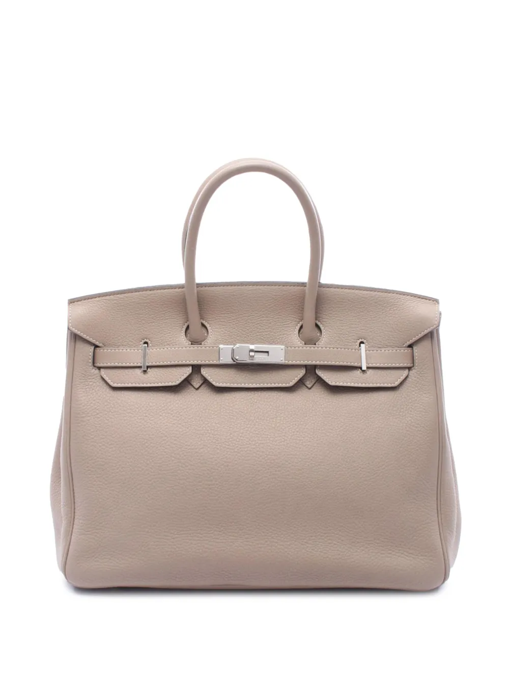Hermès Pre-Owned 2010 Clemence Birkin Retourne 35 handbag - Marrone